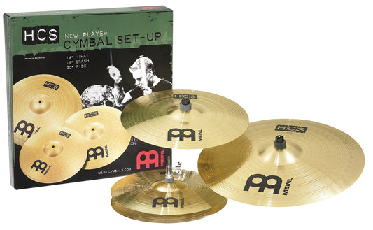 Jeu de 3 cymbales 14/16/20", Alliage laiton MS63, Finition traditionnelle