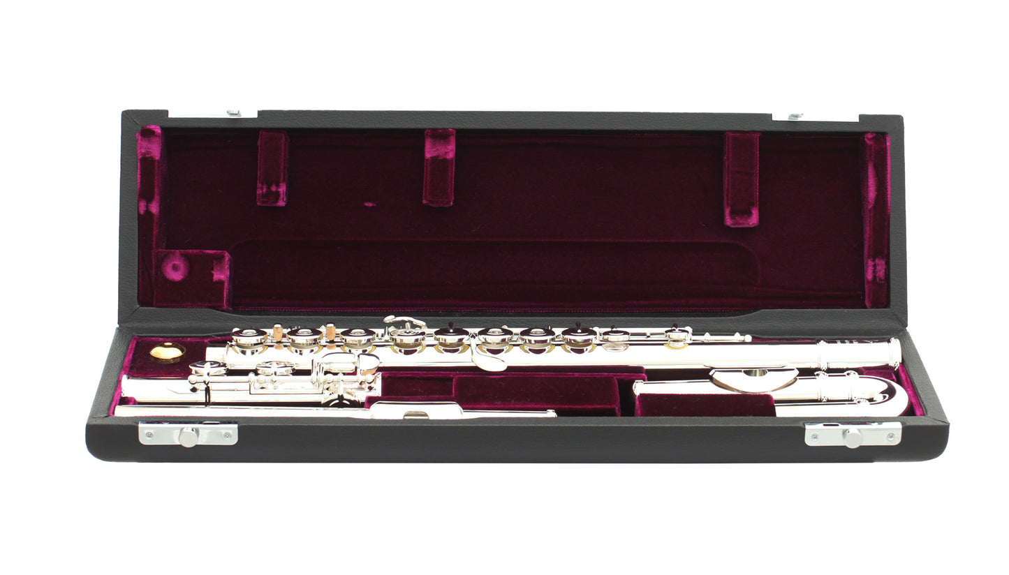 Flûte traversière Trevor James Privilège 31PF-CDRSLRX, tête droite + tête courbée, plaque et noyau en argent 925