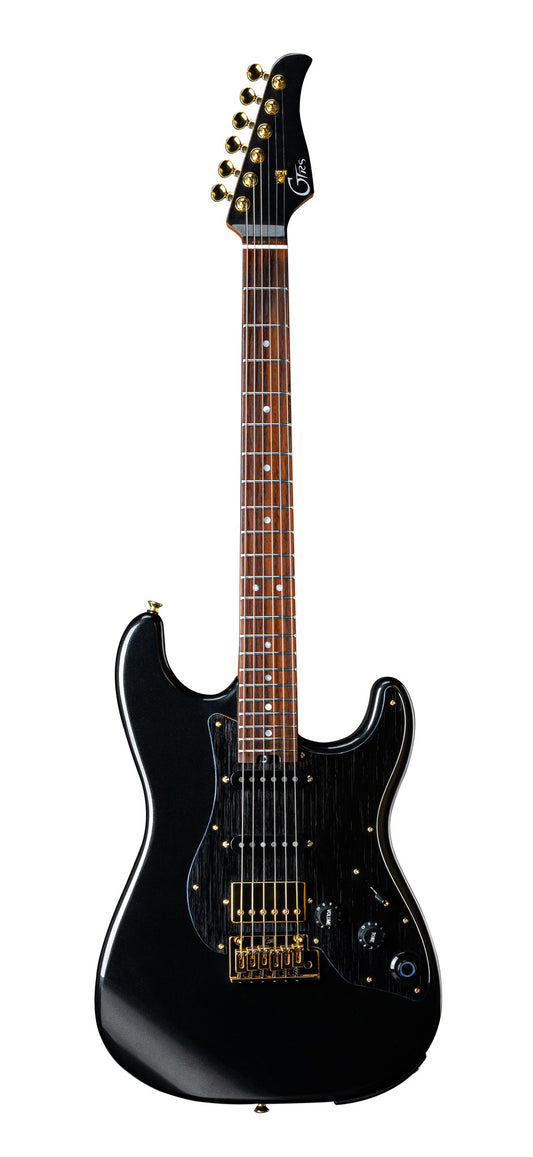 GTRS S900, corps tilleul, manche érable torréfié, touche palissandre, micros et processeur GTRS, pearl black