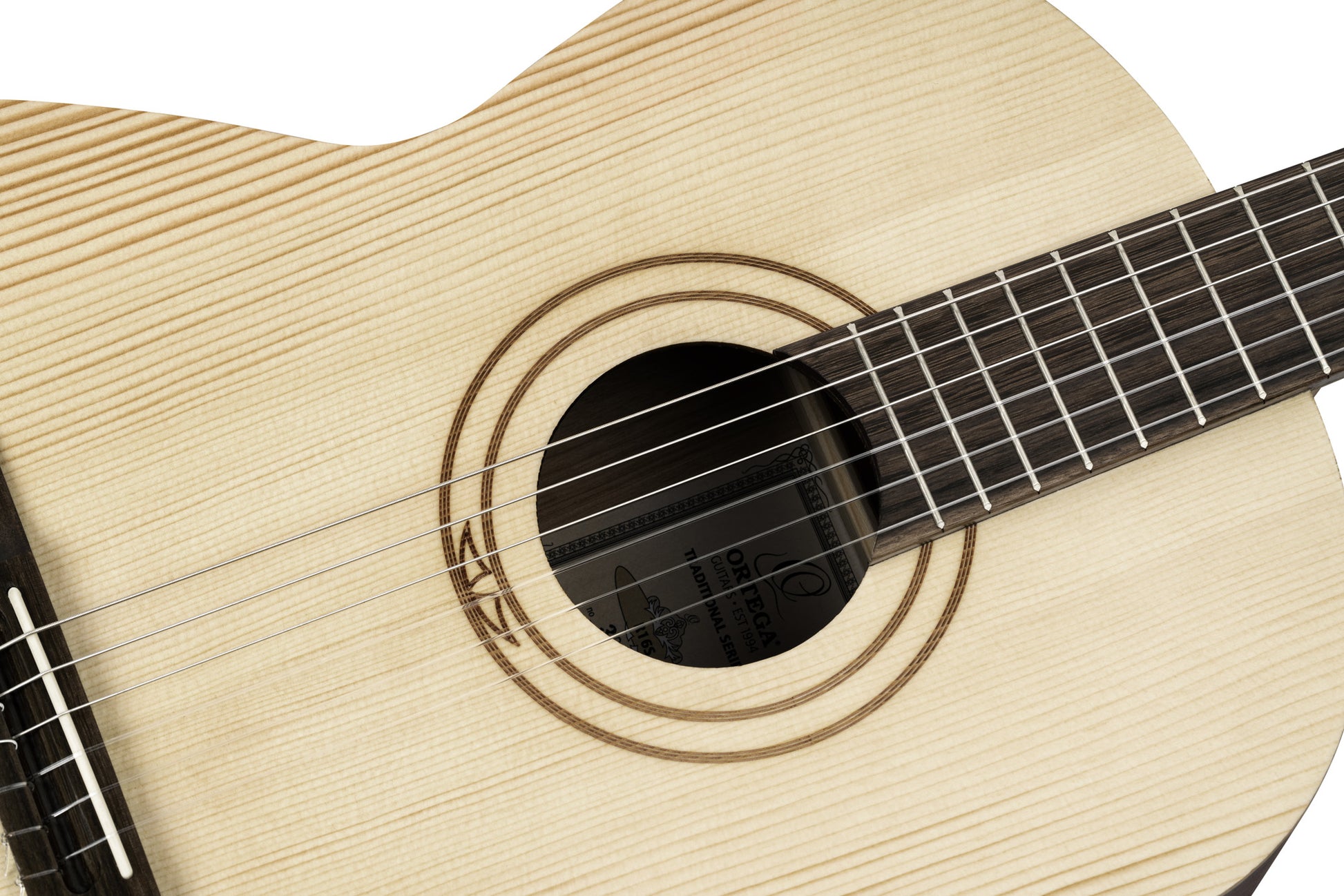 R16S, table épicéa Engelmann massif, fond & éclisses eucalyptus vieilli, manche hêtre (slim 48mm), housse, naturel satiné