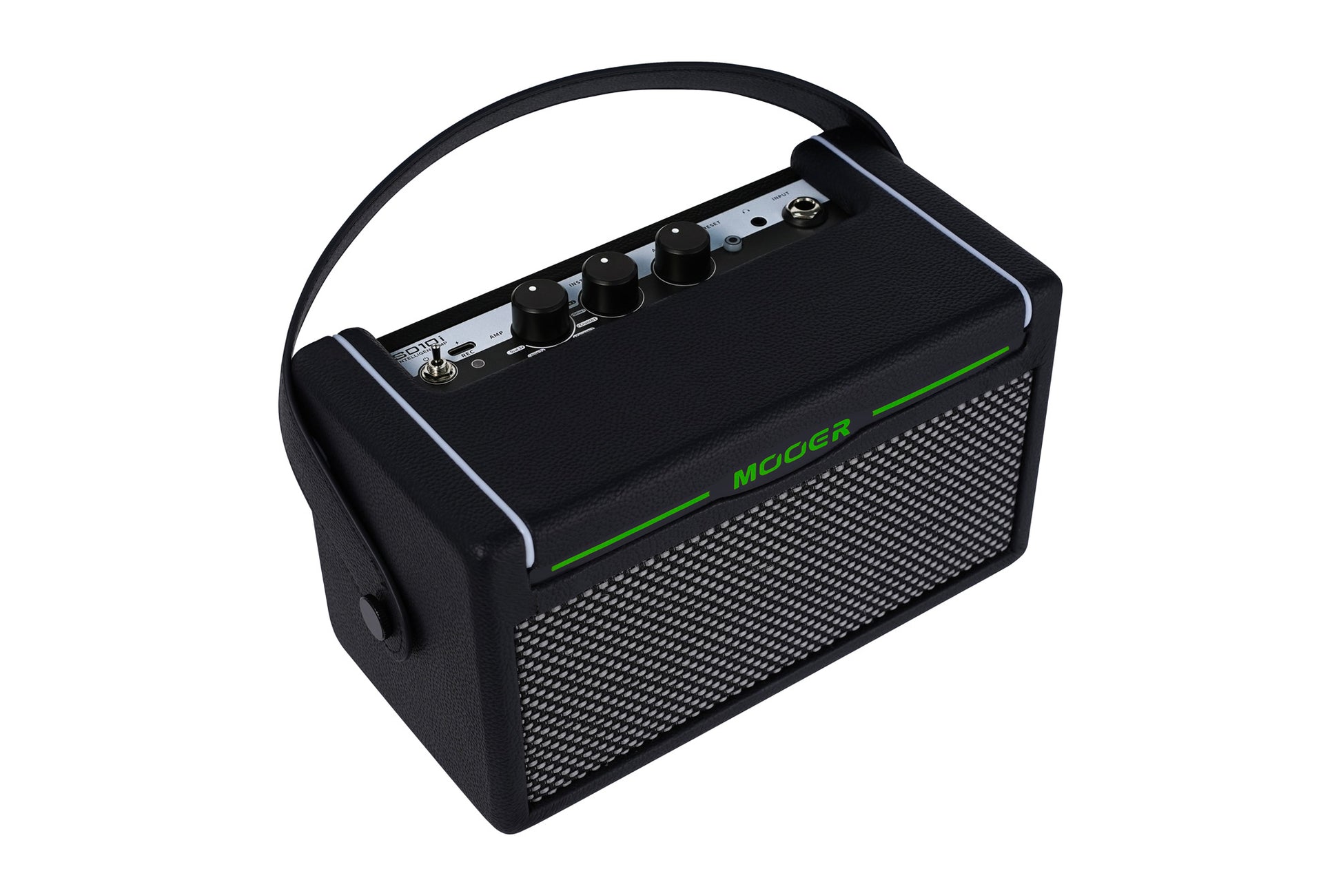 Ampli SD10i, 10W, 2x HP 2", 52 modélisations d'amplis, 25 simulations d'enceintes, 126 effets, sur batterie rechargeable, noir