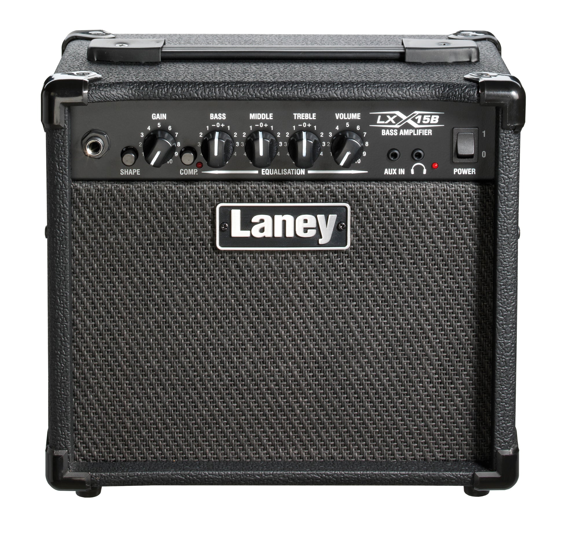 Ampli basse électrique 15W, 2x HP 5", 1 canal avec compresseur commutable, EQ 3 bandes, switch Shape, 6.5 kg, noir