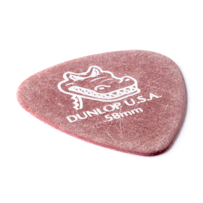 Sachet de 12 médiators Gator Grip 058 (rouge)