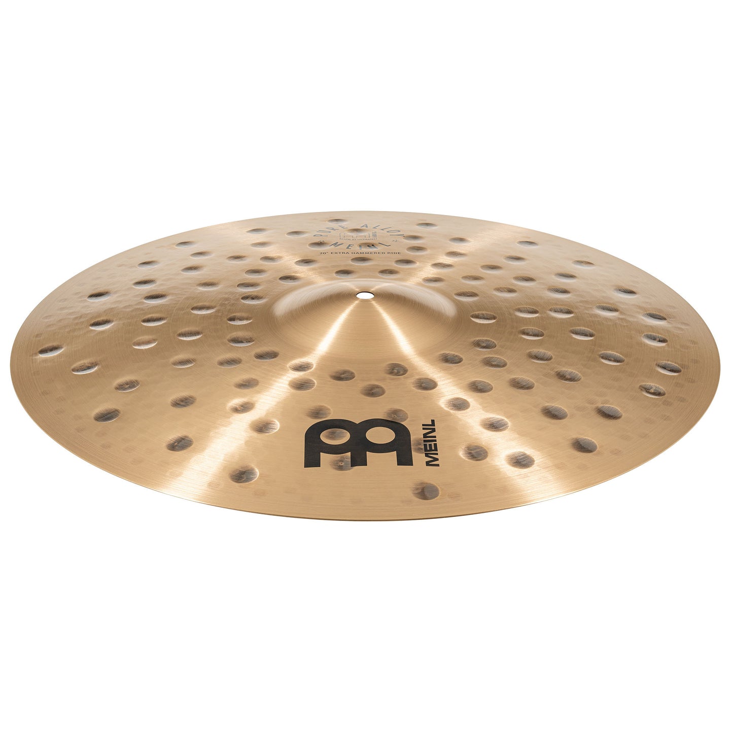 Ride 20" Extra Hammered Meinl Pure Alloy fini traditional martelé