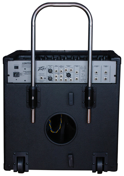 Ampli clavier 150W, HP 2x 10", 5 canaux, EQ 2 bandes, 4 entrées jack, 1 entrée jack/ XLR, sortie casque, finition noir