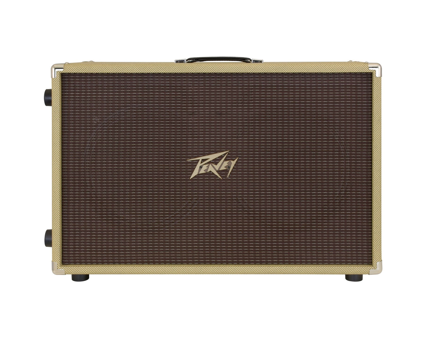 Enceinte guitare 120W, HP 2x 12" Celestion, fond convertible en configuration ouvert/ fermé, finition Tweed