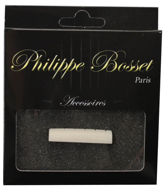 Sillet de tête pour guitare folk, os (43 x 6 x 9 mm)