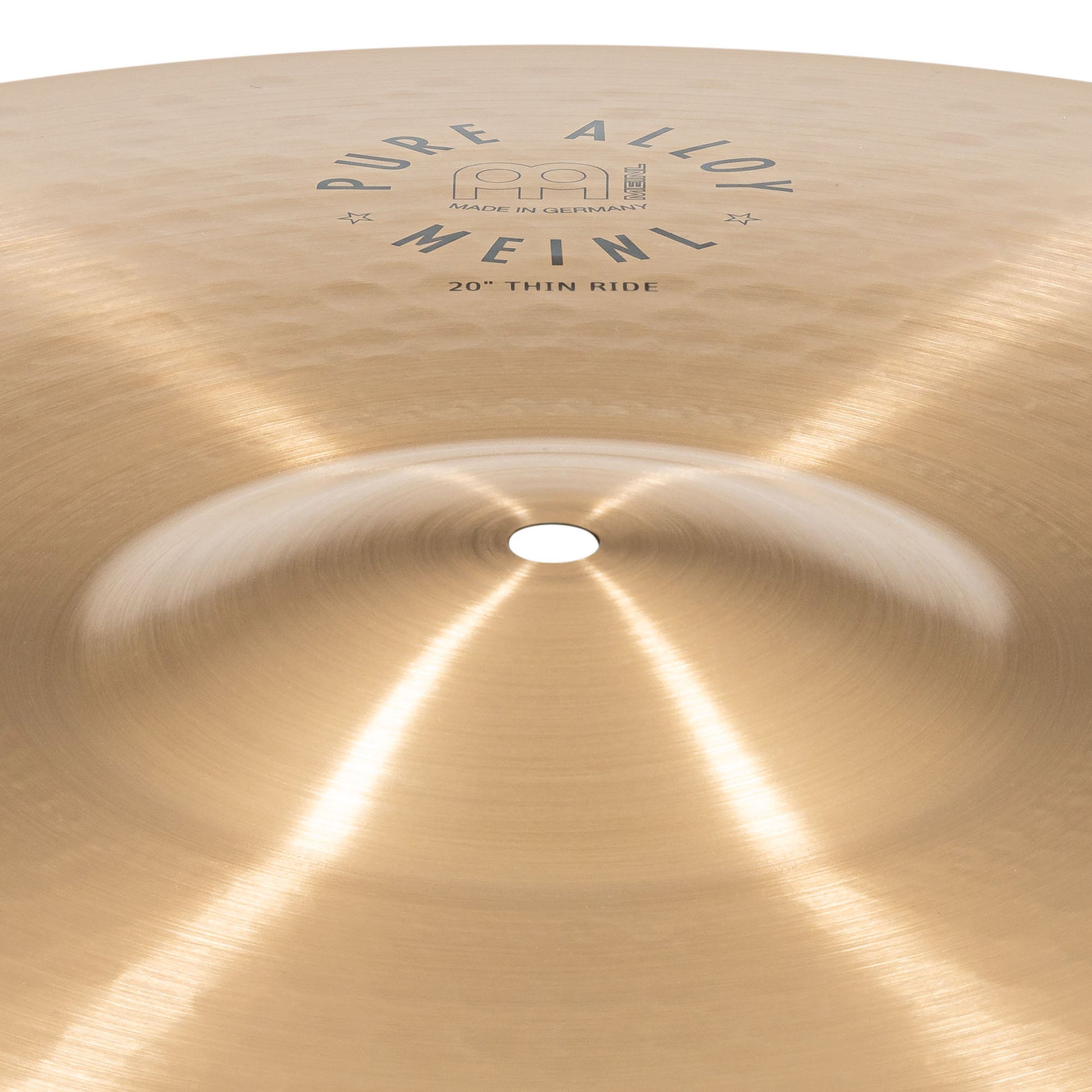 Thin Ride 20" Meinl Pure Alloy fini traditional martelé