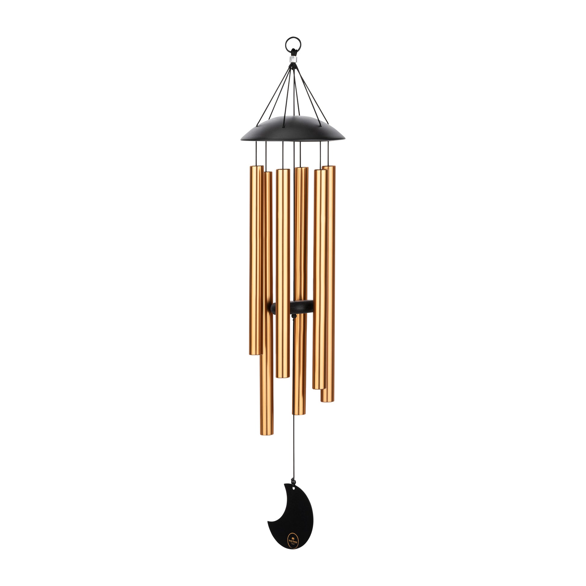 CHIMES SONIC ENERGY MOON 32", BRONZE