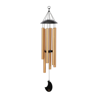 CHIMES SONIC ENERGY MOON 32", BRONZE