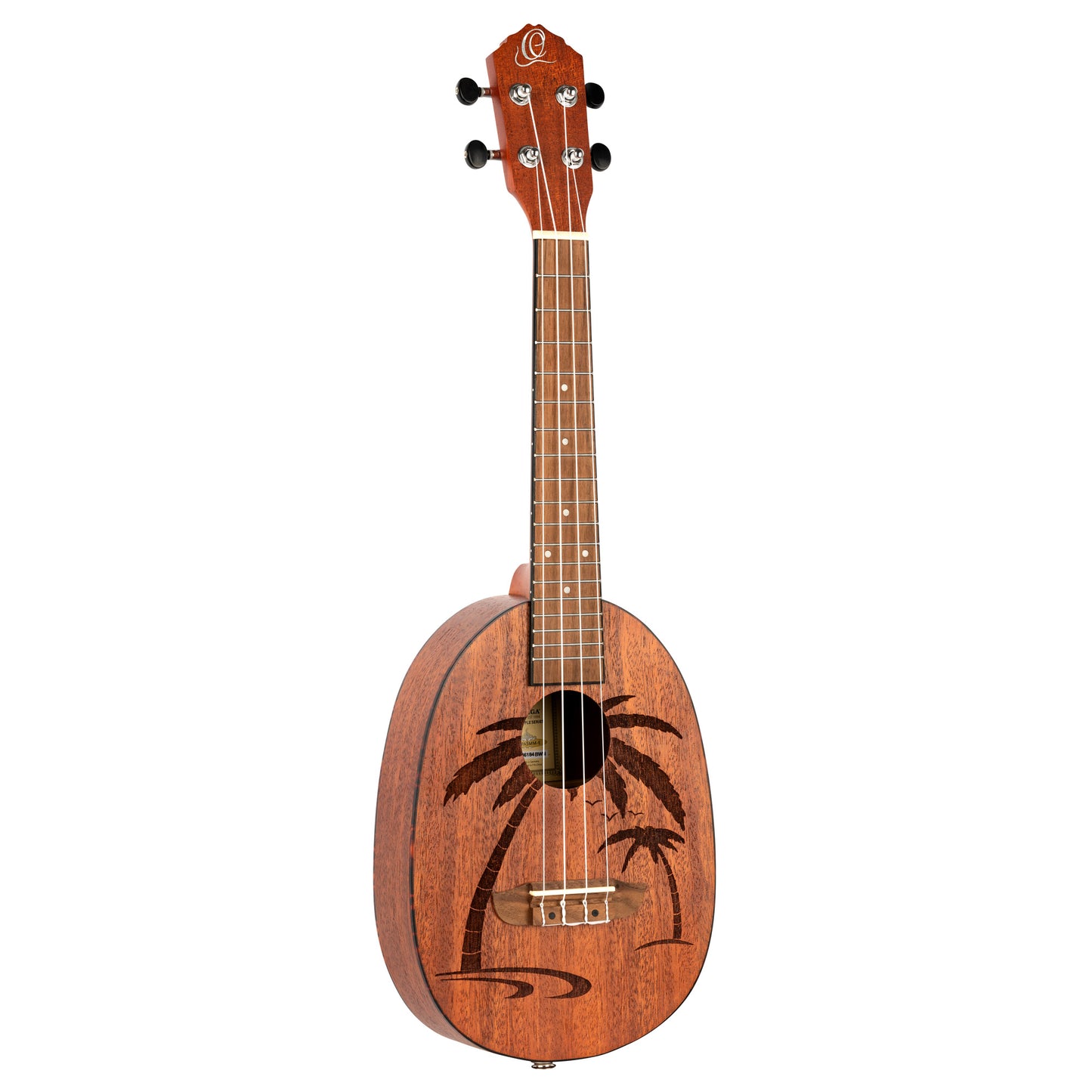 RUPA5MM, modèle Concert, table acajou avec motif gravé au laser, manche acajou, sillet 36 mm, naturel satiné
