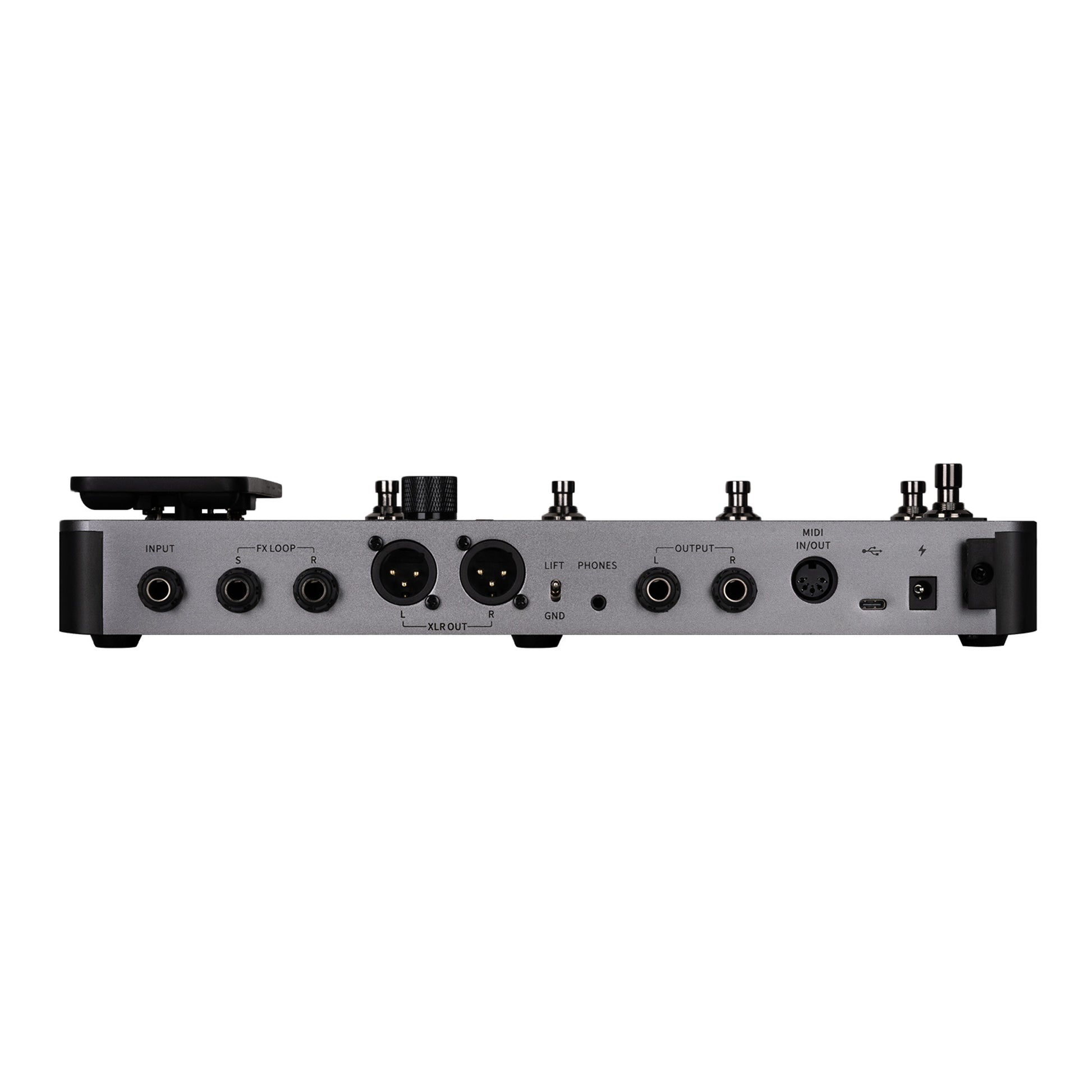 Pédalier multi-effets GE1000, fichiers MNRS provenant du cloud GE (IR, 2048pts d'échantillonnage), 255 presets utilisateur, noir