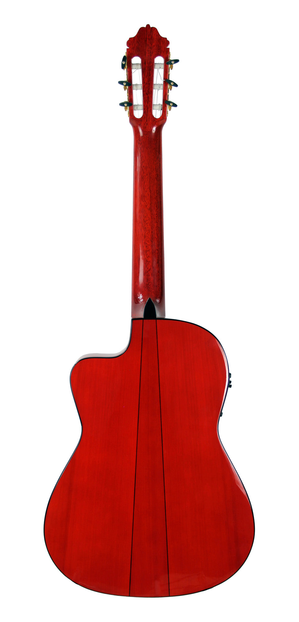 GIPSYKINGS (by André Reyes), Flamenco pan coupé, table épicéa massif, f/e cyprès massif, EQ Fishman Prefix Pro Blend, rouge