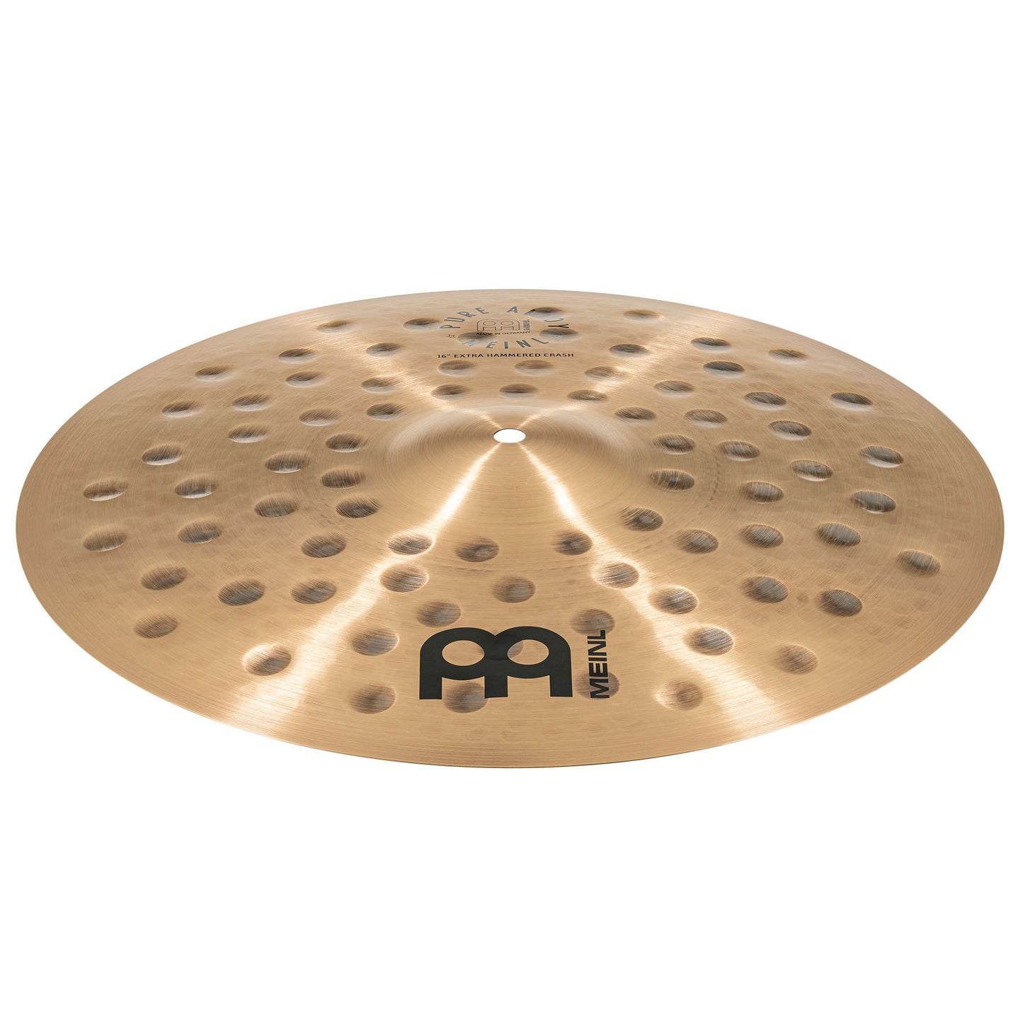Crash 16" Extra Hammered Meinl Pure Alloy fini traditional martelé