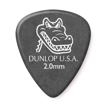 Sachet de 12 médiators Gator Grip 200 (noir)