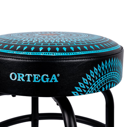 TABOURET ORTEGA 24" BLEU