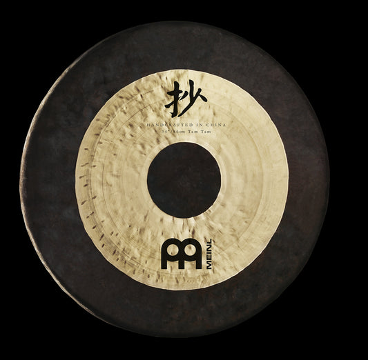 Tam tam CHAU 30" (76 cm), 9.8kg, livré avec batte et housse, alliage bronze spécial, fabrication artisanale en Chine