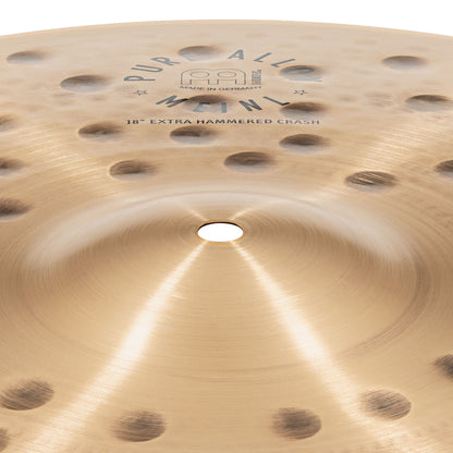 Crash 18" Extra Hammered Meinl Pure Alloy fini traditional martelé