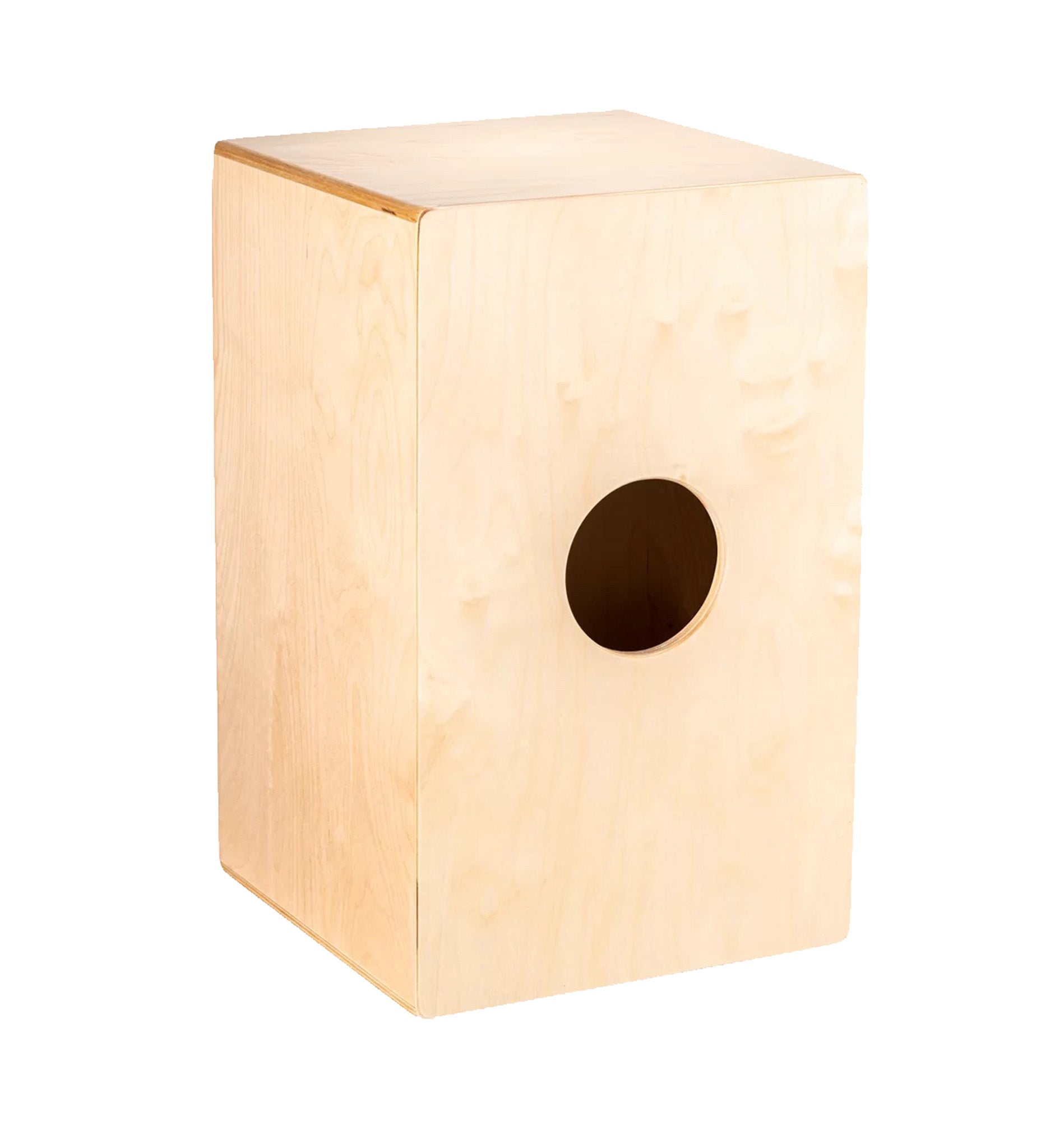 CAJON PRE-AMPLIFIE MEINL FACADE ET CORPS EN BOULEAU BALTIQUE 7PLIS (9MM), 3 MICROS PIEZO, 2 CÂBLES SNARE, FINITION NATURELLE