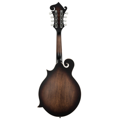 RMF30, mandoline 8 cordes style F, table épicéa, fond & éclisses érable, manche érable, whiskey burst satiné