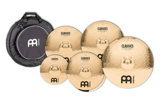PACK MEINL CLASSICS CUSTOM ED.LIMITEE 14/16/18/20/10 + HOUSSE