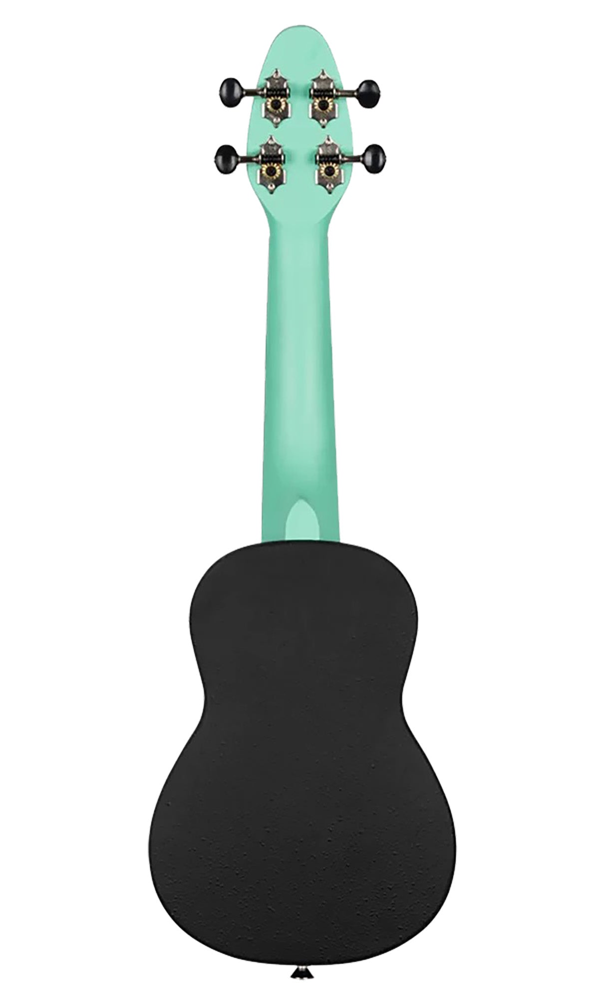 K2-CBM, pack ukulélé Soprano, table agathis, corps ABS galbé, manche okoumé, 12 frettes, accessoires, caribbean mint satiné