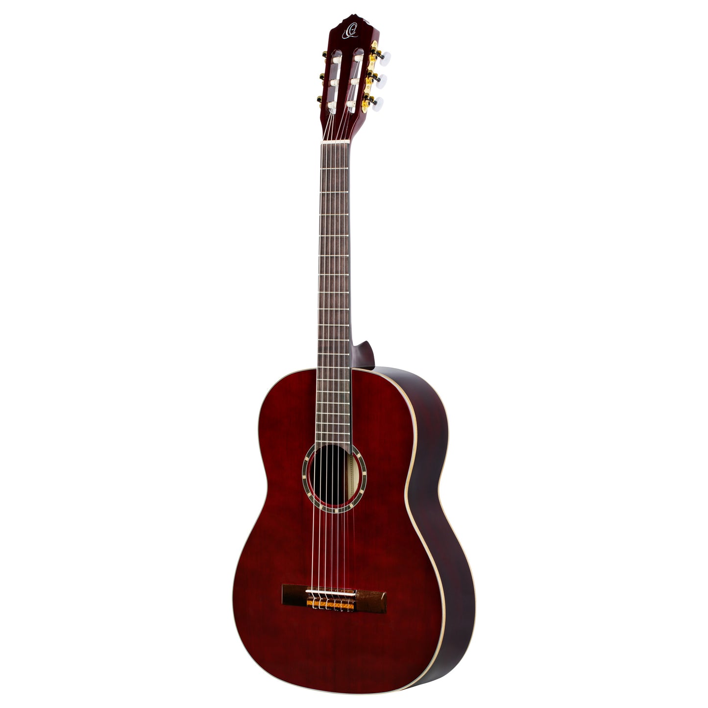 R131SN, modèle Slim Neck, table cèdre rouge massif, fond & éclisses acajou, manche acajou (sillet 48 mm), housse, bordeaux tr.