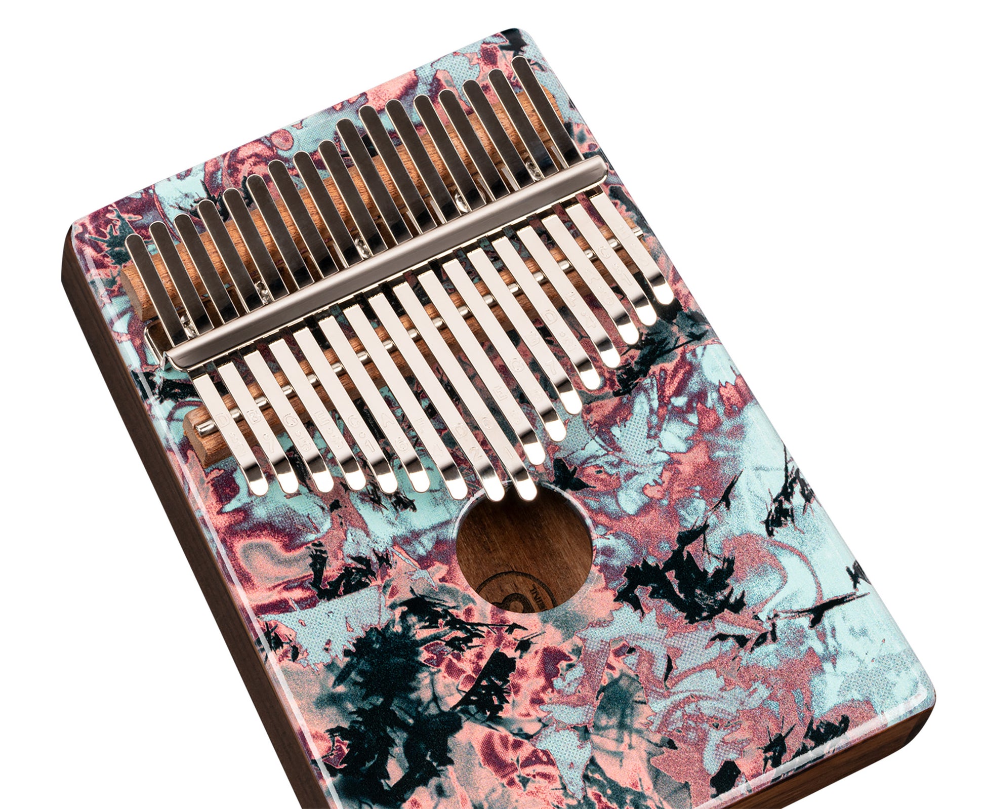 Kalimba Meinl avec rosace, 17 notes, design Coral Reef - KA17CR