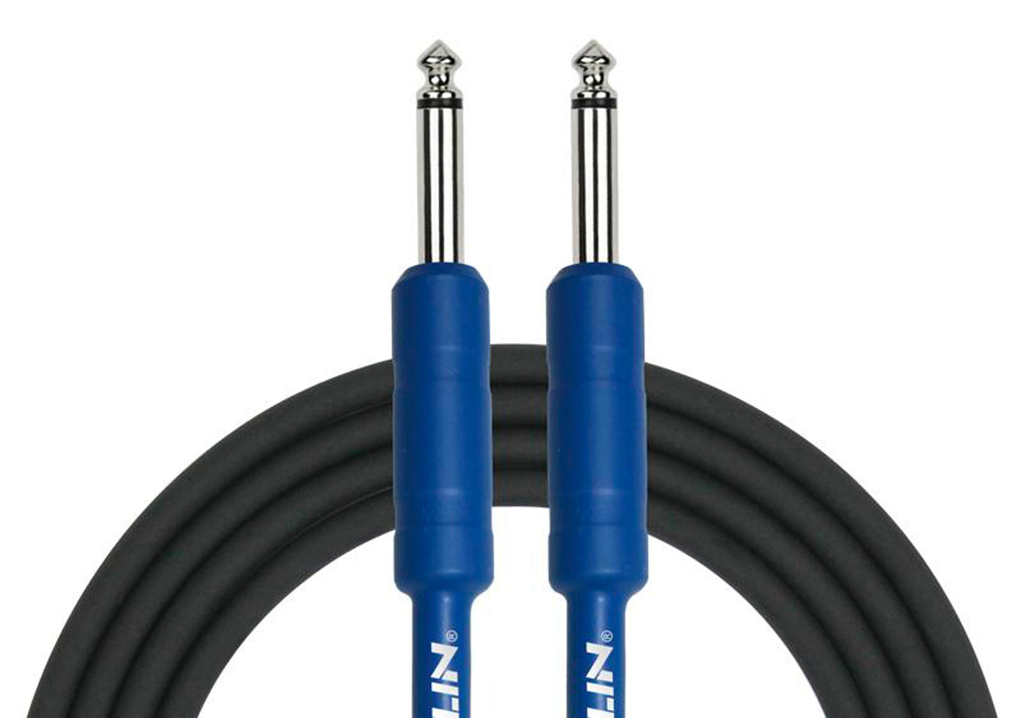 Câble instrument ENTRY Jack/Jack, 3 mètres, noir et bleu