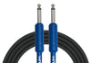 Kirlin IPCH241HBL3BK Cable Guitare 3M Jack Jack Bleu