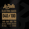 La Bella RX-N4A Bass String Set