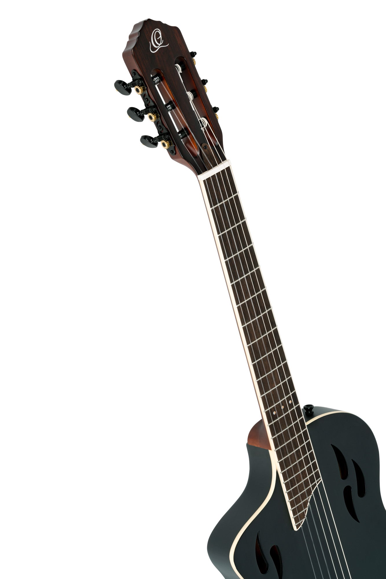 RTPSTD-NAT, modèle TourPlayer gaucher, EQ Magus X, corps okoumé, table épicéa massif, sillet 48 mm, housse, noir satiné