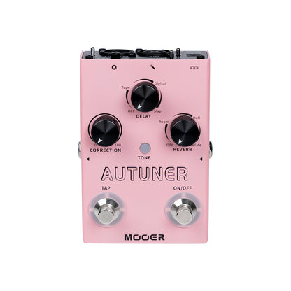 Pédale AUTUNER, processeur vocal MVP1, mode synthétiseur, boîtier métal, rose