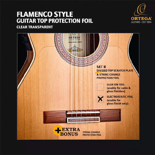 OERP-FLAM2, plaque de protection électrostatique pour la table d'une guitare, réutilisable à l'infini, transparent