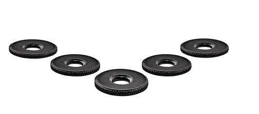 Pack de 5 contre-écrous Meinl, noir