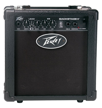 Ampli guitare 10W, HP 1x 6", préampli TransTube avec sélection 2 canaux, EQ 2 bandes, sortie casque, finition noir