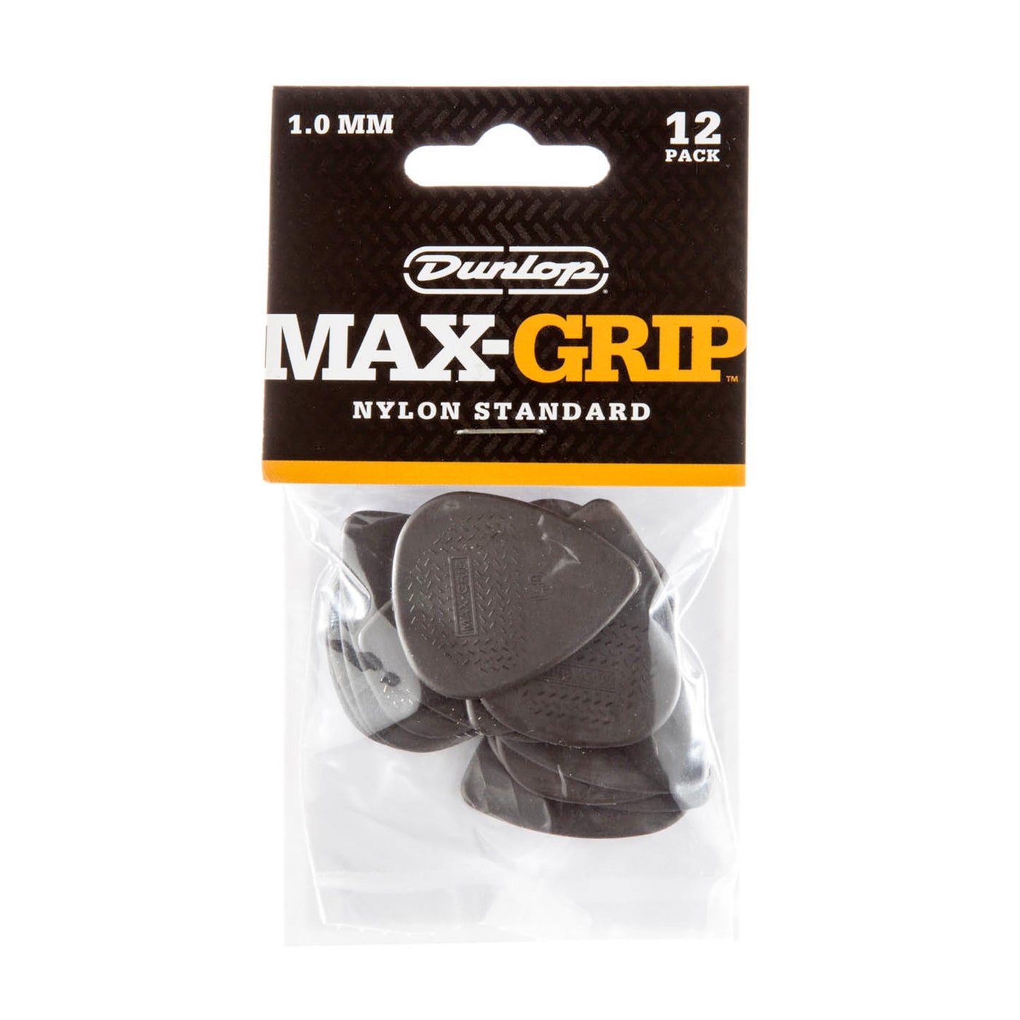 Sachet de 12 médiators Max-Grip 100 (noir)