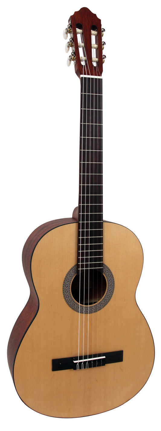 AC100, table épicéa, fond & éclisses acajou, manche acajou, touche merbau, naturel pores ouverts