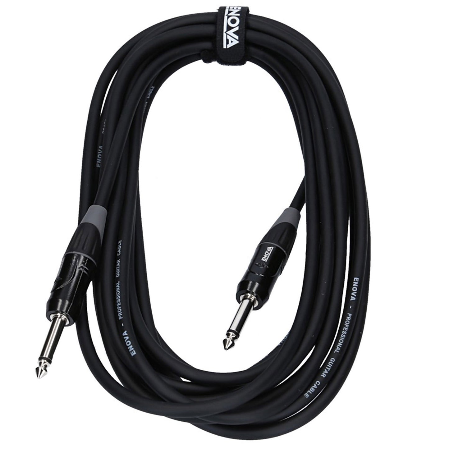 Câble instrument Jack/Jack, 10 mètres, noir