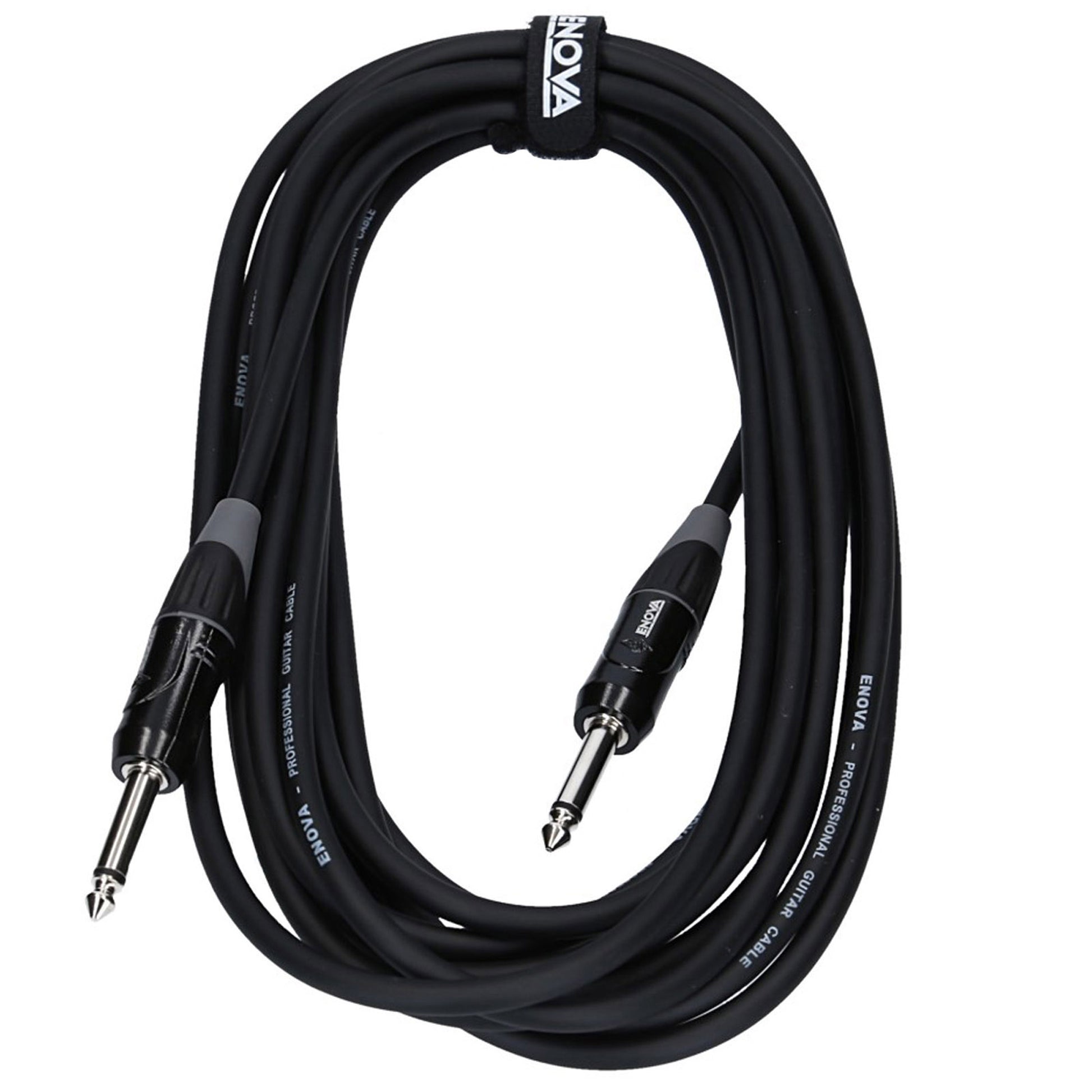 Câble instrument Jack/Jack, 10 mètres, noir