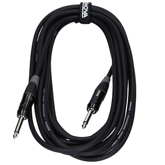 Câble instrument Jack/Jack, 10 mètres, noir