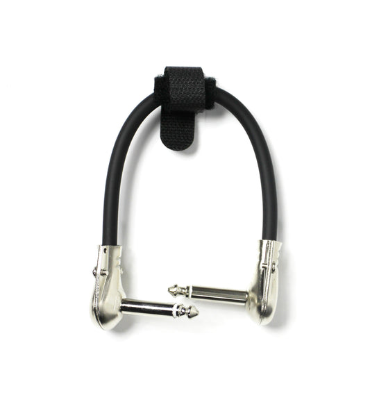 Câble patch Jack mono/Jack mono, 0.20 mètres, noir