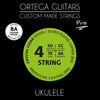 Ortega Baritone Ukulele String Set