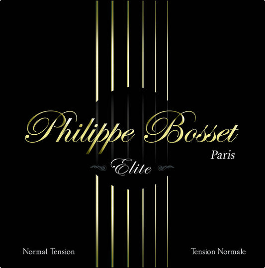 Jeu pour classique Elite, argent/nylon noir, tension normale