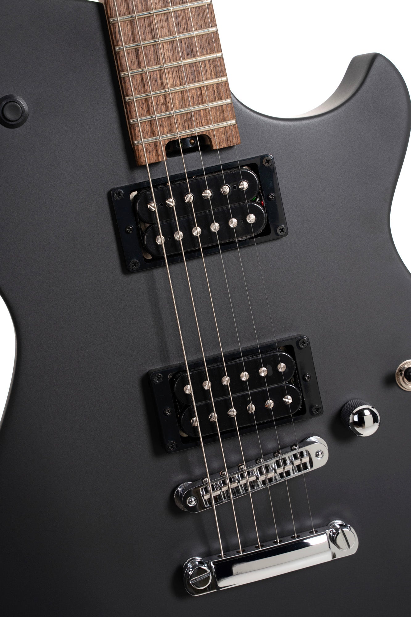 MBM-2H, signature Matt Bellamy, corps tilleul, manche érable, micros,"Kill" bouton, noir satiné