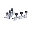 Ortega Electric Guitar Tuner Set 3+3 Chrome