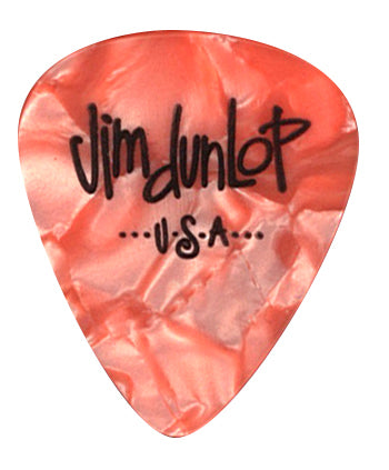 Recharge de 72 médiators Genuine Celluloid, Heavy (orange pearl)