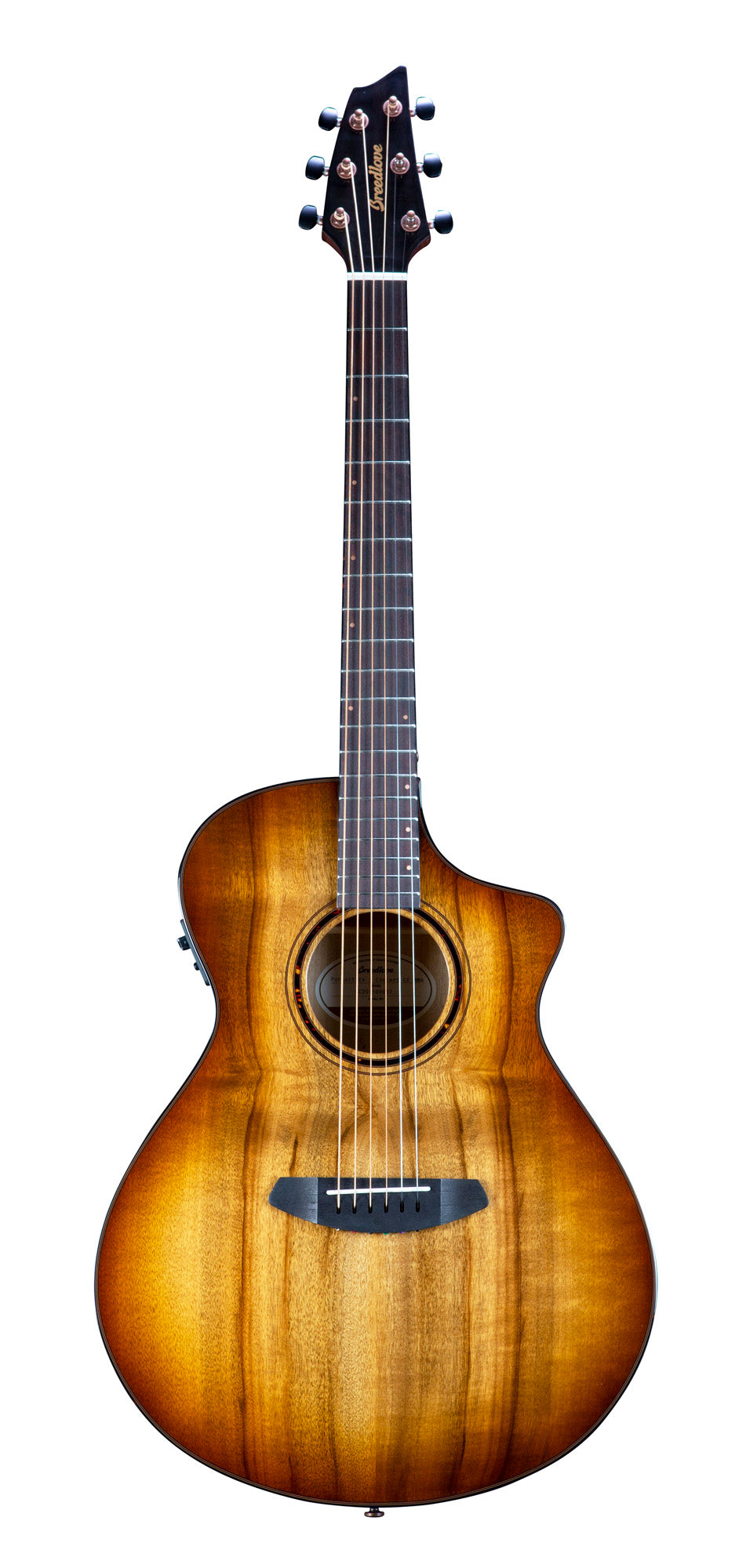 PURSUIT EXOTIC S CONCERT AMBER CE, table myrtlewood massif, f/e myrtlewood, EQ Fishman Presys I, amber