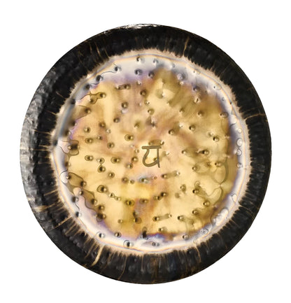 HEART CHAKRA GONG, 36" / 90 CM, 136,10 H, FINITION TRADITIONNELLE