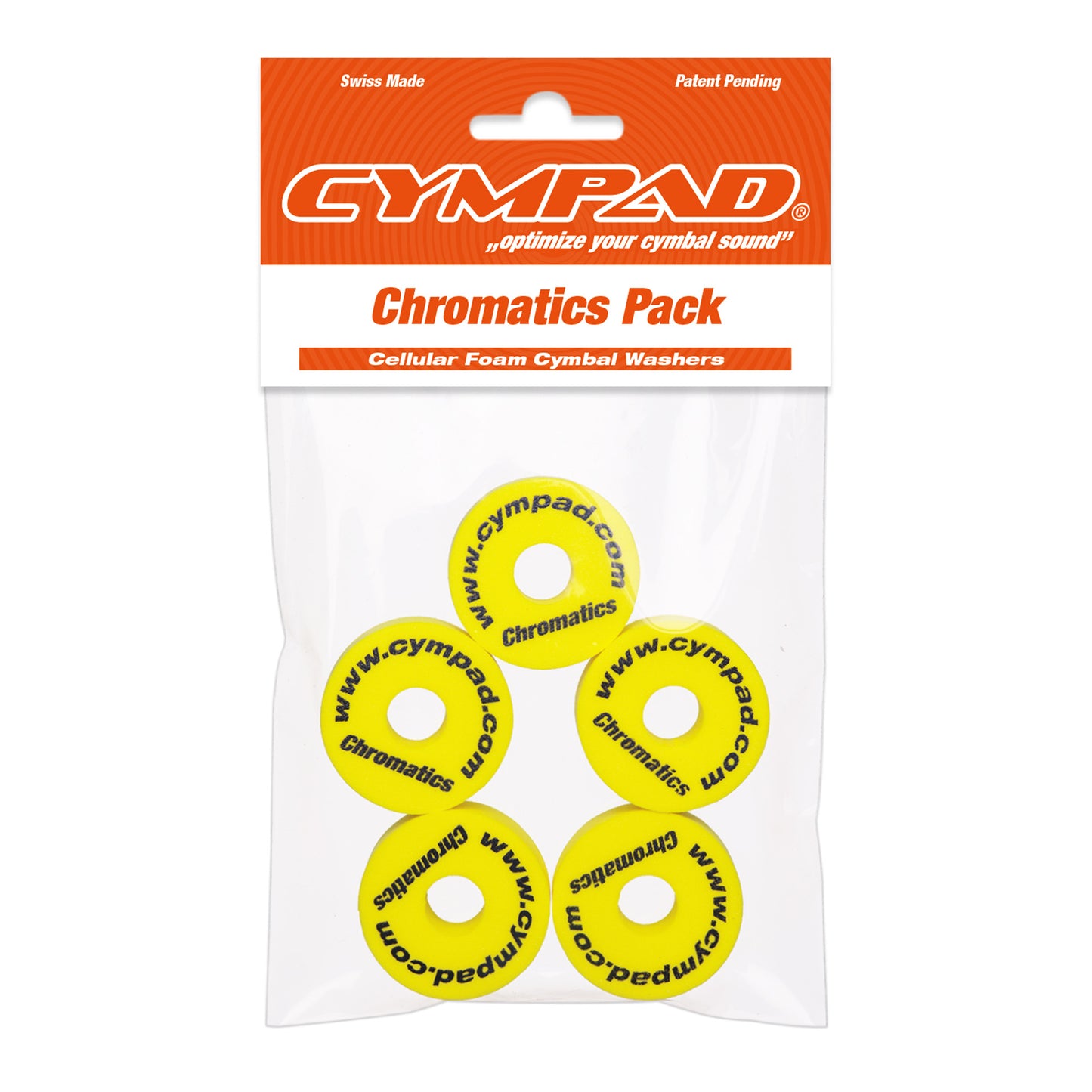 SET 5 PADS CYMPAD CHROMATICS JAUNE